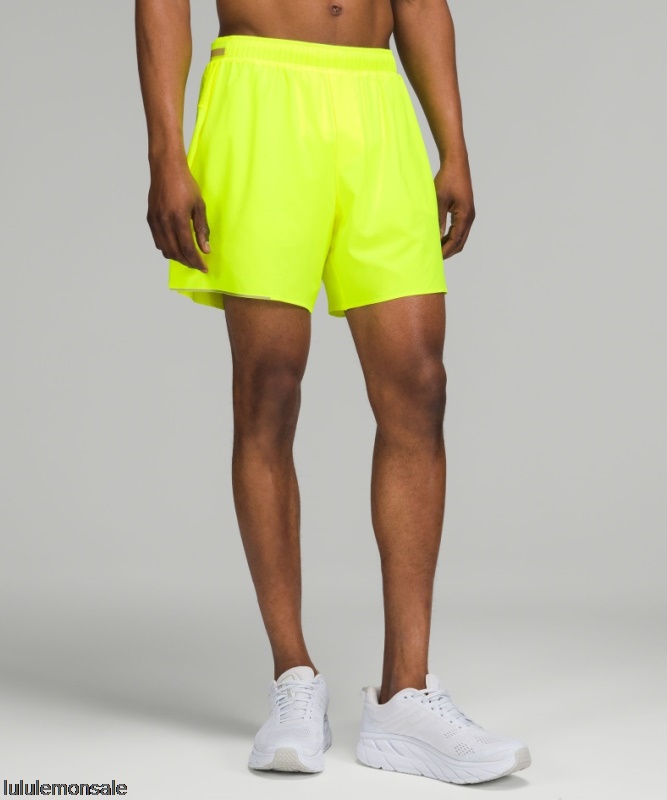 Lululemon Deutschland DELULU870 | Flut Gefüttert Short 6 Highlight Gelb